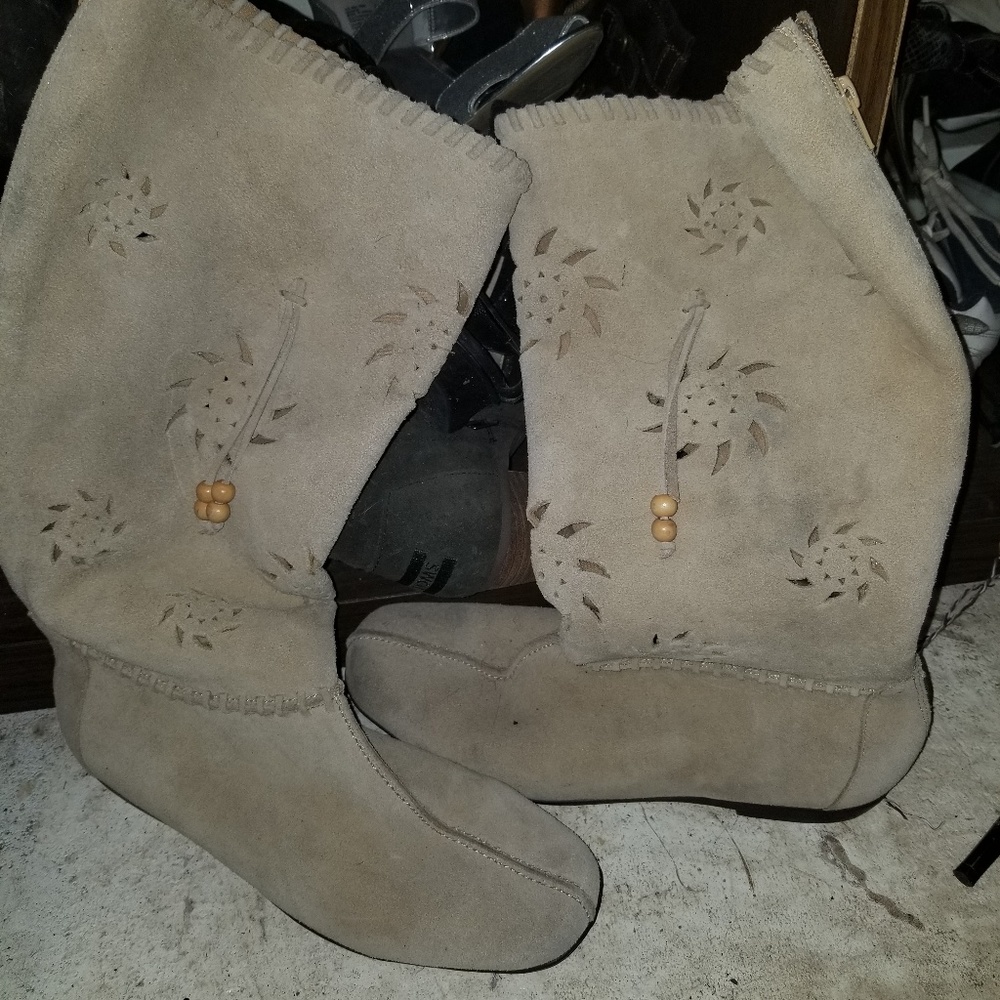 Bijou Leather Boots